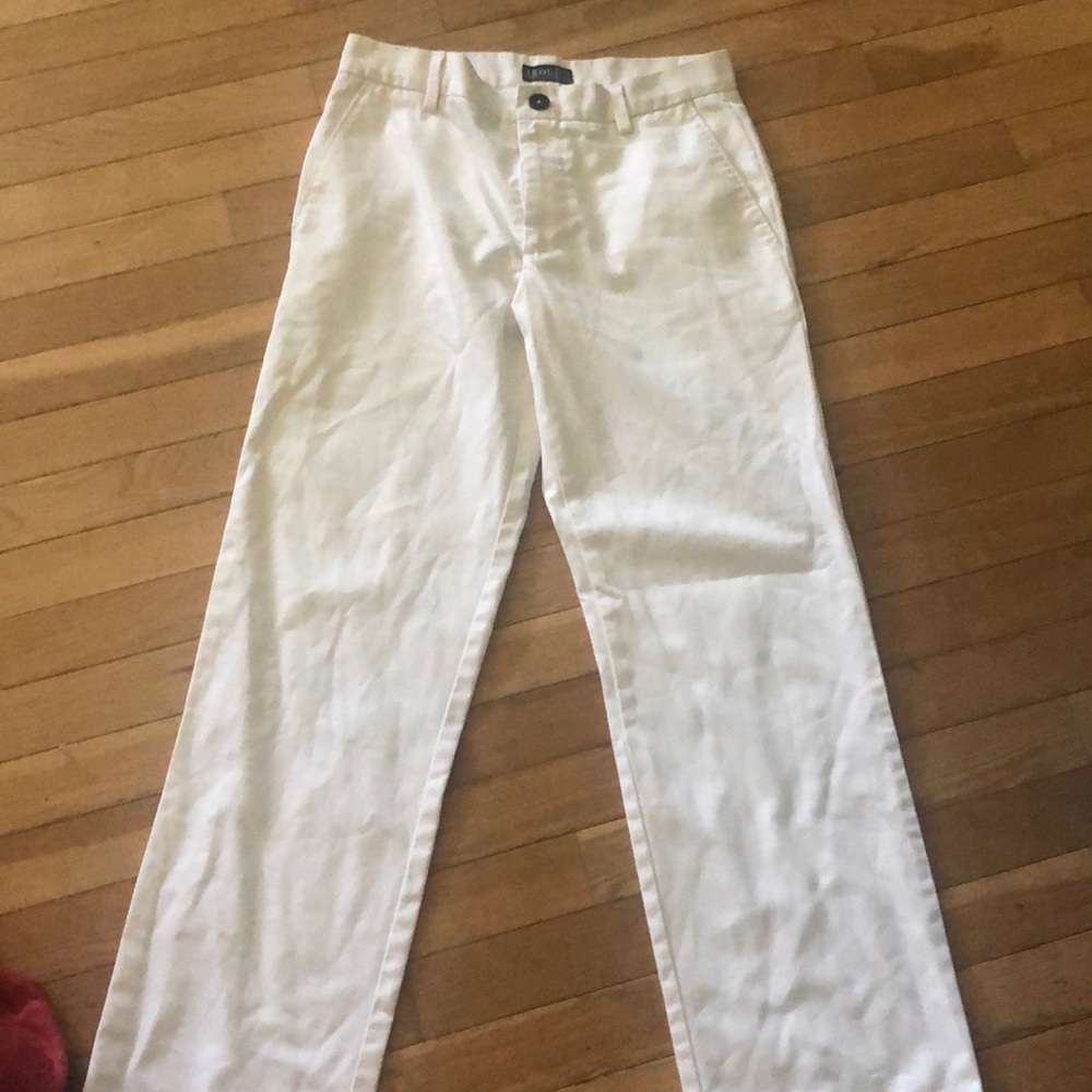 Summer white jeans